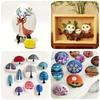 A Top Quality 12 Piece Hand-Painted River Stones for Art Craft And Garden Decorations Ideal for DIY Projects And Outdoor Design