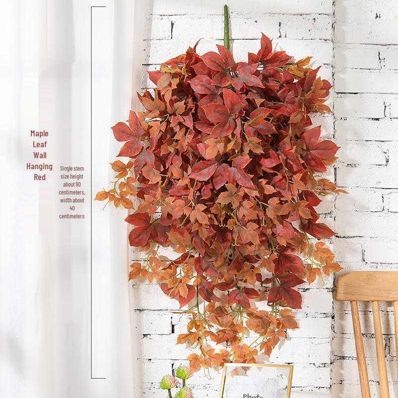 Artificial Flower Vine Indoor Wall Hanging - Green Trailing Plant Décor