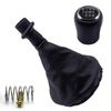 5/6 Speed Gear Shift Stick Knob For Volkswagen Transporter T5 2003-2011 Leather Boot Gearbox Lever Change Handle Car Accessories