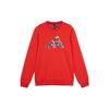 CNY Series Gfx Swt Logo Print Pullover Sweatshirt Men Tops Light-Crimson GP1838