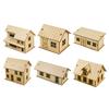 1/60 Miniature House Model Mini Accessory Unique Scenery 3D Handmade Building Architecture