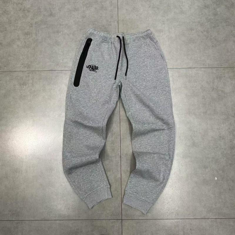 Completo da uomo Streetwear con felpa e pantaloni jogger, casual, vestibilità larga, in cotone, tuta sportiva