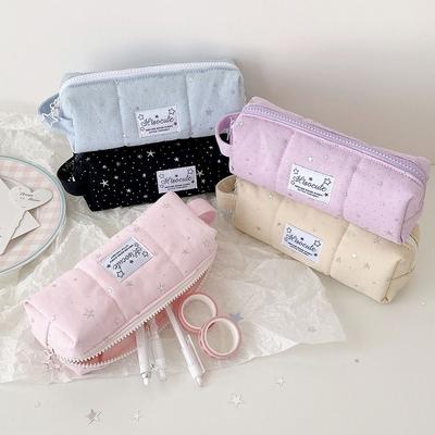 Portable Pen Bag Star Pencil Pouch Kawaii Stationery Bag  School Office Supplies
