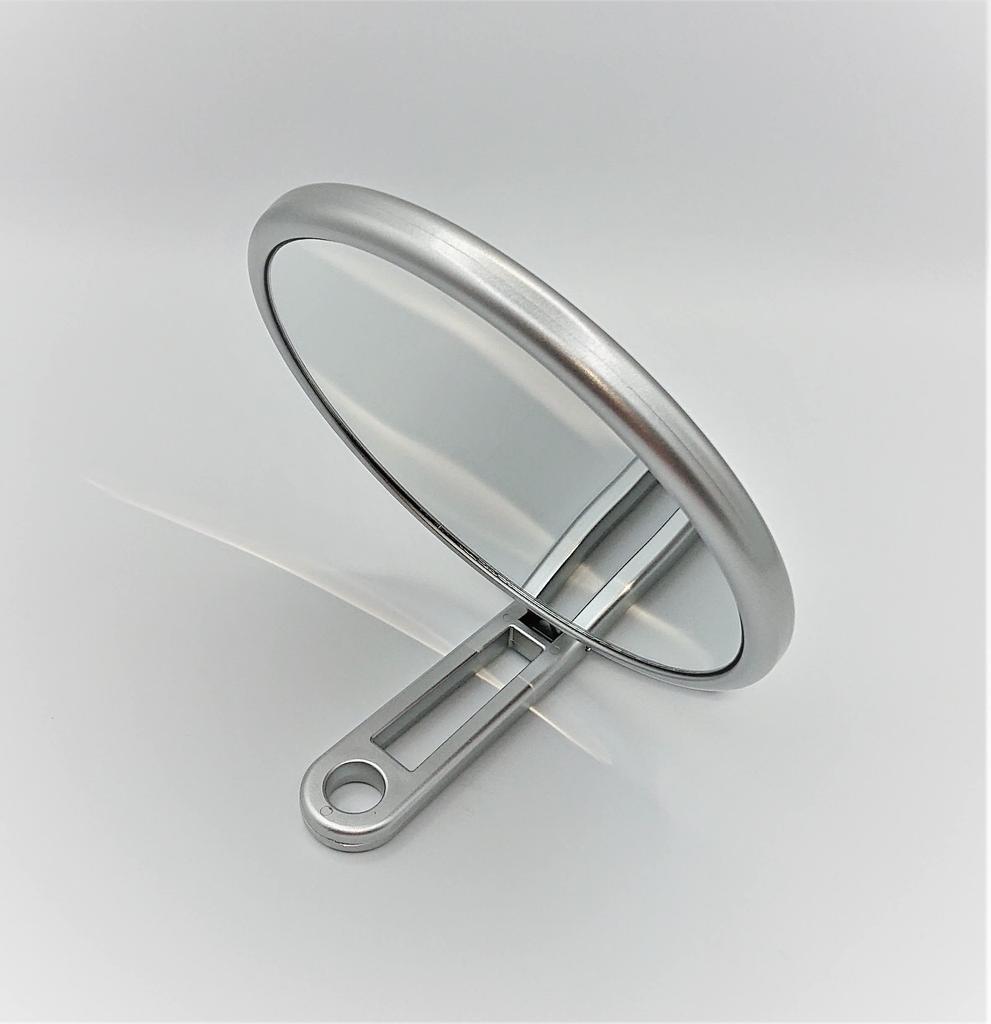 MELFA Makeup Mirror Hand & Stand L with 3x Magnification, Made in Japan, Double-Sided