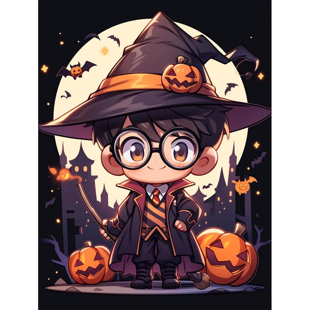 Harry Potter Cartoon Cute Diamond Painting Cross Stitch Kit 5D DIY Art Pattern Pictures Mosaic Embroidery Home Decor Gift