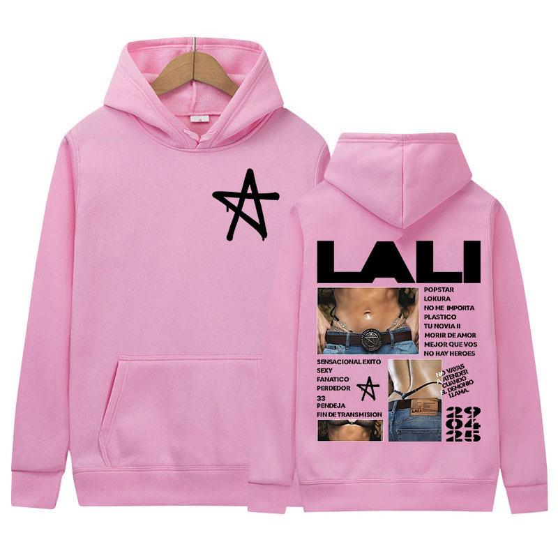 Singer Lali Esposito 2025 Album Merch Hoody Men Women Harajuku Vintage Sweatshirt Fashion High Quality Fleece Hoodies Streetwear