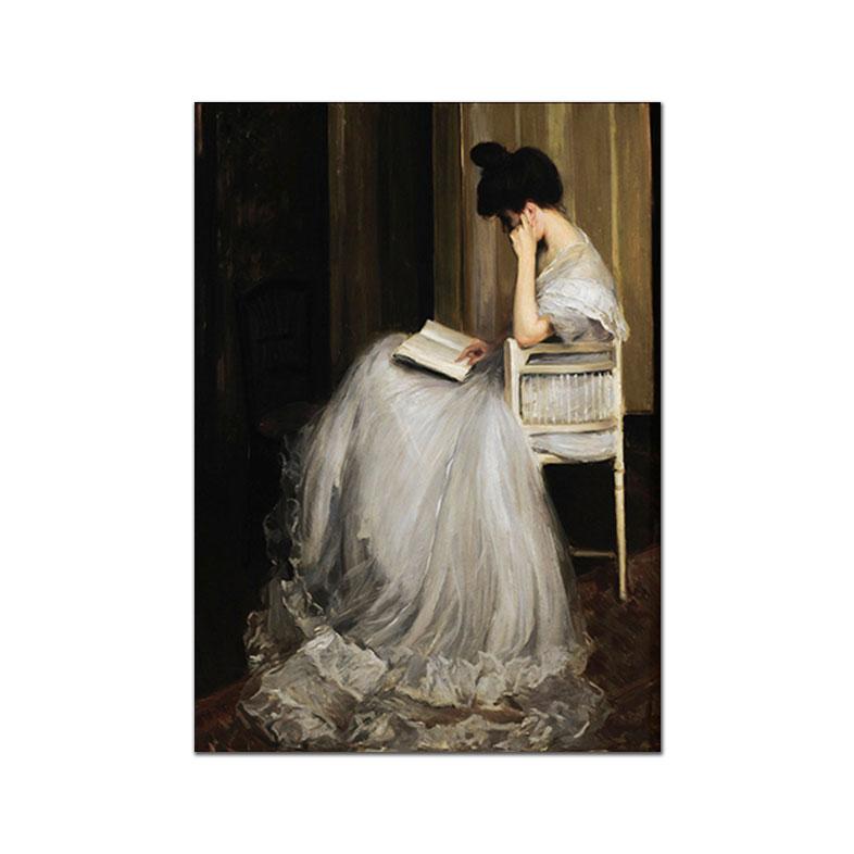 Vintage Country Oil CanvasPainting On  Poster Rose Floral Garden European Art Prints Retro Botanical Gallery Wall Pictures Decor