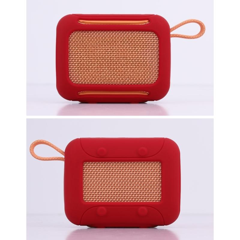 Durability Elasticity Silicone Case Compatible for Go5 Wireless Speaker Cover Easy To Carry Multiple Color Optional