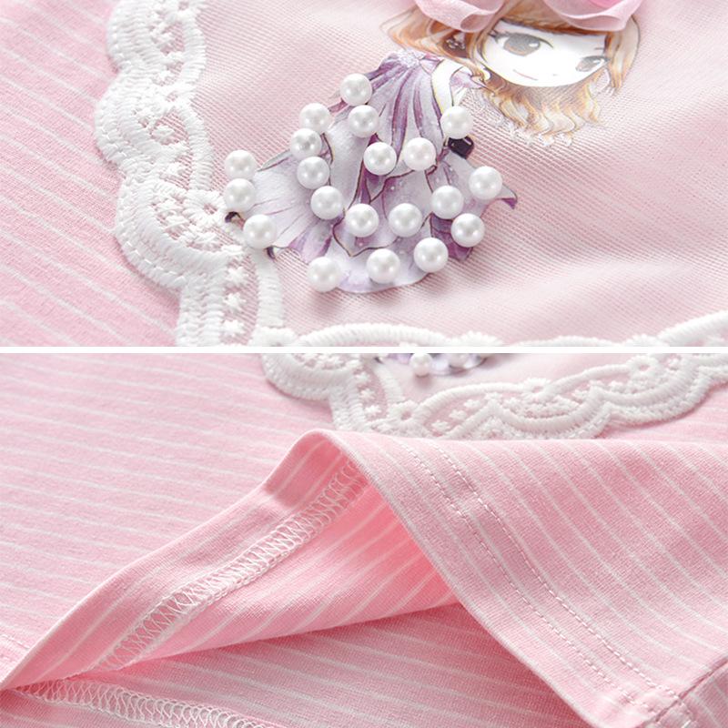 Elastisches Baumwoll-Langarm-T-Shirt für Mädchen - Stilvoll, im koreanischen Stil, vielseitige Frühjahrs-/Herbstbekleidung