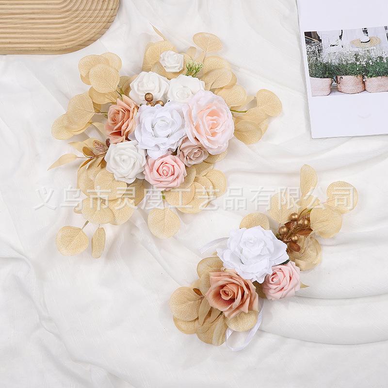 

Искусственные цветы для свадьбы, приветственные знаки, цветочные арки, арки, перемычки, фотография, наружные украшения, свадьбы бежевый