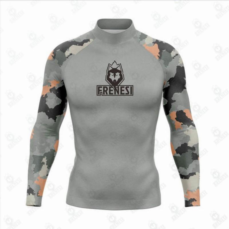 Frenesi Rash Guard Surfing Diving Swimming UPF 50 UV Protection Quick Dry Unisex Beach Sport Shirt
