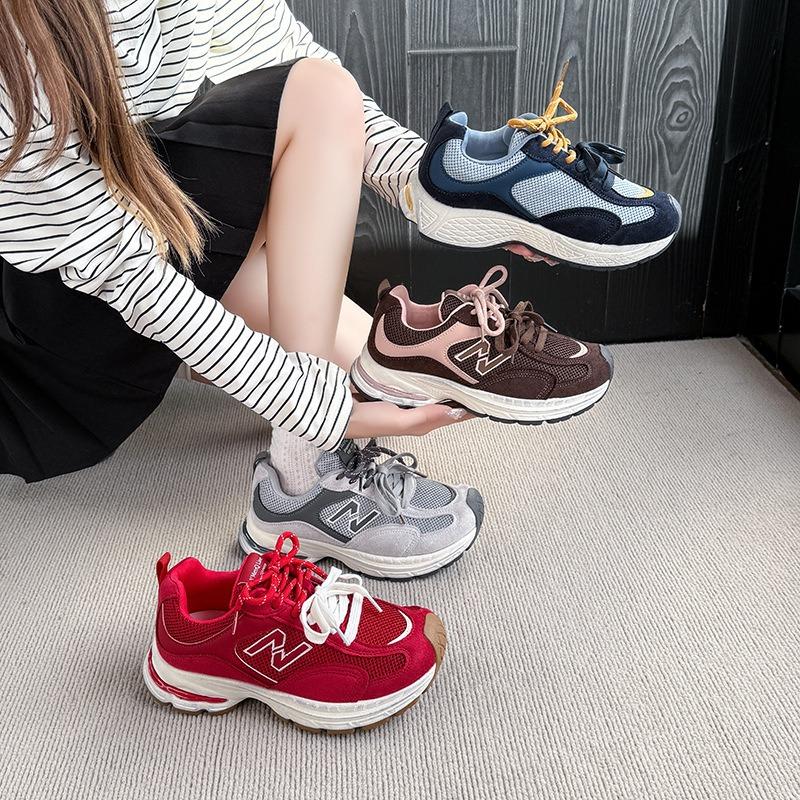 New Fashion Casual Shoes Women's Platform Heightening Sports Shoes Versatile Comfortable Breathable Shoes Women's Shoes