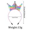 Princess Crown Headband Shiny Hair Band Party Hairband  Fairy Costumes Accessories
