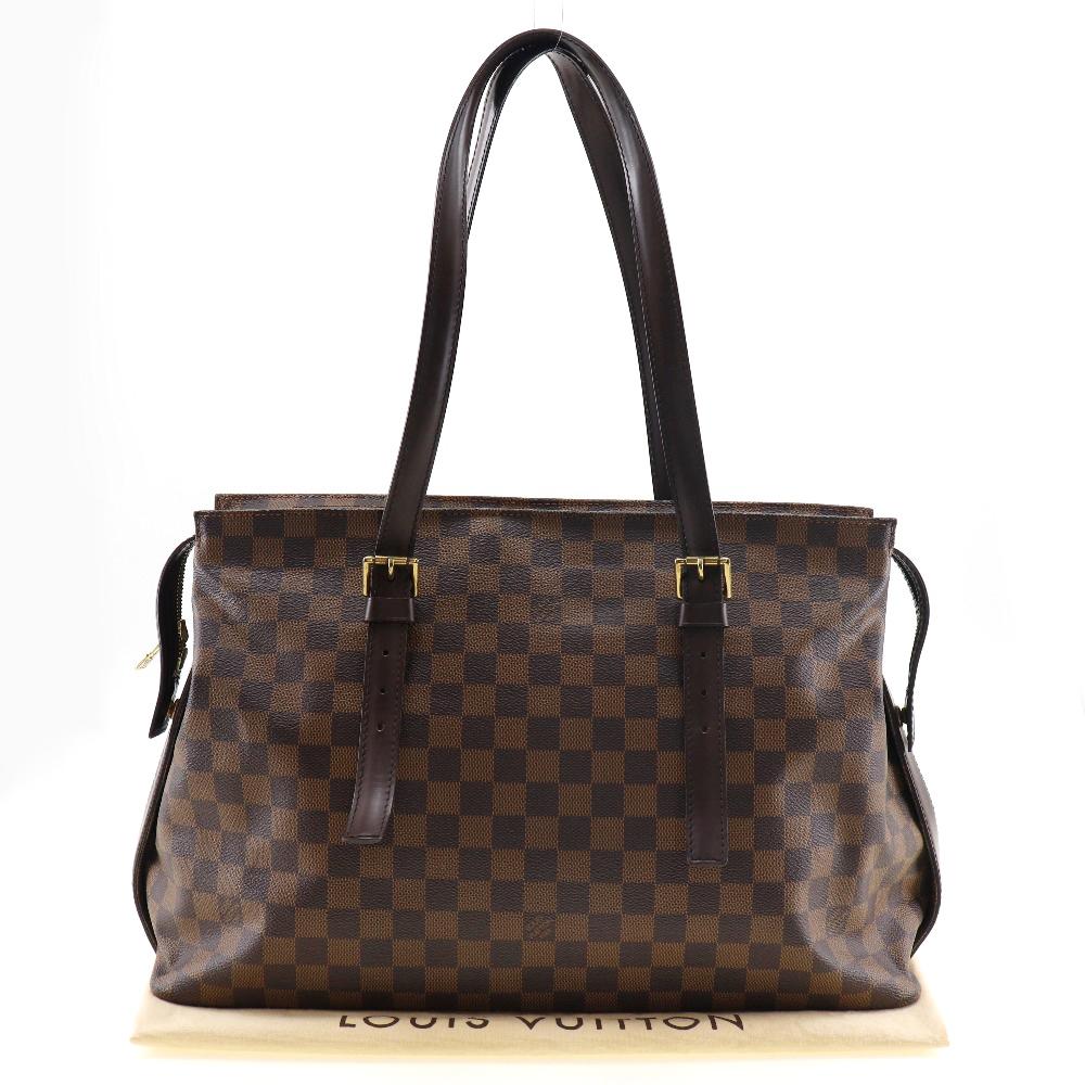 Louis Vuitton Chelsea Shoulder Bag N51119 Damier Canvas Unisex Used