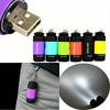 Mini USB Rechargeable Keychain Flashlight, Super Bright Portable Flashlight Suitable for Camping , Emergencies Outdoor Activities Compact with Swi