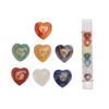 Chakra Stone Promote Positive Energy Decorative Balancing Reiki Healing Stone for Meditation Yoga Heart Shaped Chakra