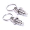 Hand Retractable Spring Plunger Stainless Steel Lock Out M6s Type Quick Release Pins with Knurled Handle for Toolboxes