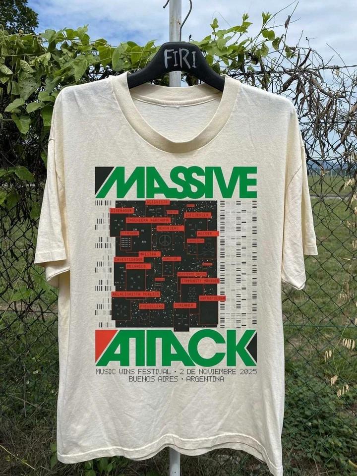 Massive Attack New Poster Band T-shirt Full size S to 5XL AN70214 S