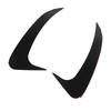 1Pair Rear Bumper Spoiler Gloss Black Stylish Rugged Rear Bumper Air Vent Cover Replacement for Benz EQE‑Class V295 AMG