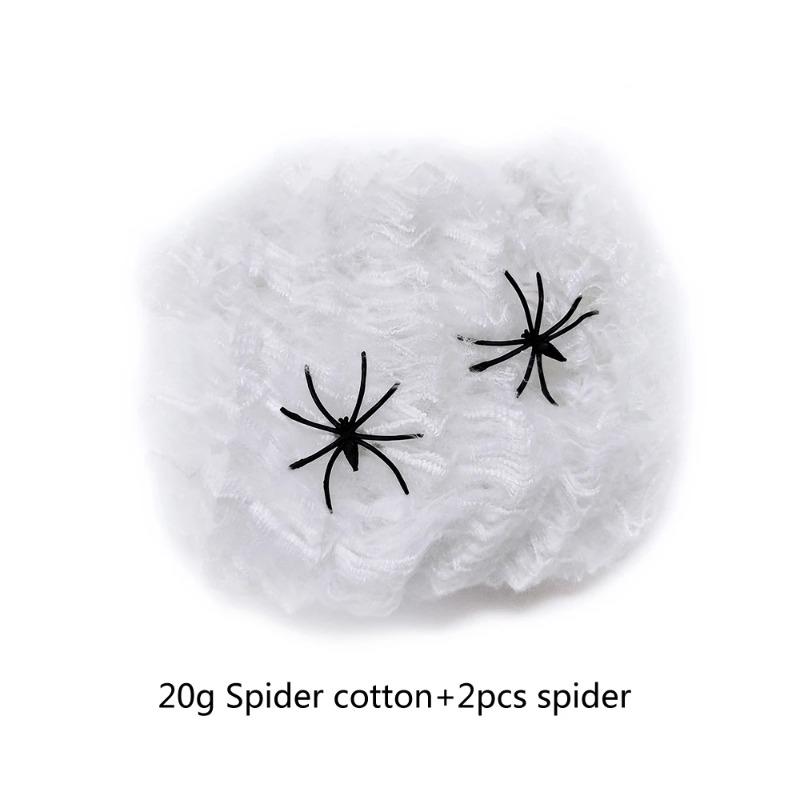 

Super Giant Stretchy Cobweb Spider Web Decor Ideal for Halloween Party Haunted House Scary Props Horror Yard Outdoor Decoration