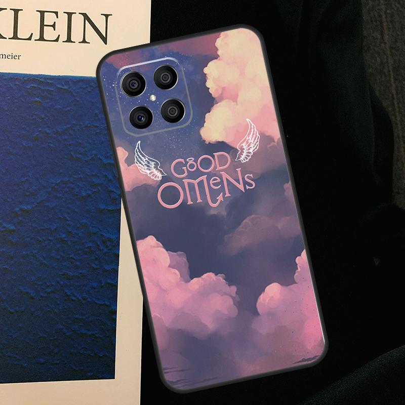 Good Omens Hülle für Honor 200 Lite Magic 7 5 6 Pro Honor X9c X9b X9a X8b X8a X8 X9 50 70 90 Cover
