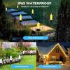 Solar Candle Light Outdoor Candle Ground Light Garden Decorative Light Camping Atmosphere Light