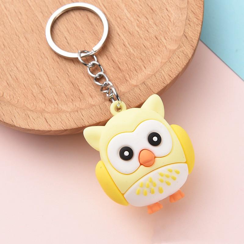 New Cartoon Owl Key Chain Pendant Small Animal Key Chain Car Key Chain Activity Small Gift Accessories