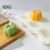 Silicone Pumpkin Mold 3D Candle Mold, Food-Grade Non-Stick Flexible DIY Baking Creative Desktop Ornaments Halloween Themed for Mousse Cakes