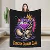 Dungeon Crawler Carl Blankets Soft Fluffy Plush Throw Blanket For Couch Bed Airplane Travel Flannel Bedspread Bed Cover