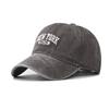 Cotton New York Wash Casual Baseball Cap With Windresistant Design Adults For