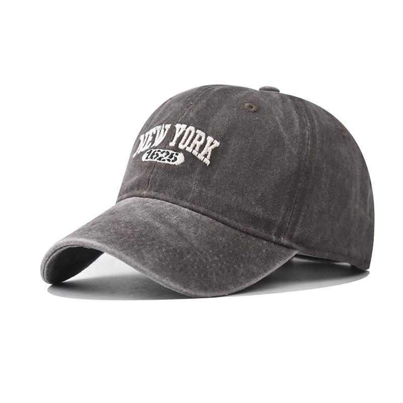 Cotton New York Wash Casual Baseball Cap With Windresistant Design Adults For