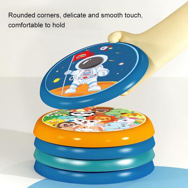Non-Toxic Children'S Soft Foam Pu Flying Disk Professional Flying Saucer Outdoor Sports Hand Throwing Toy Parent-Child Interaction
