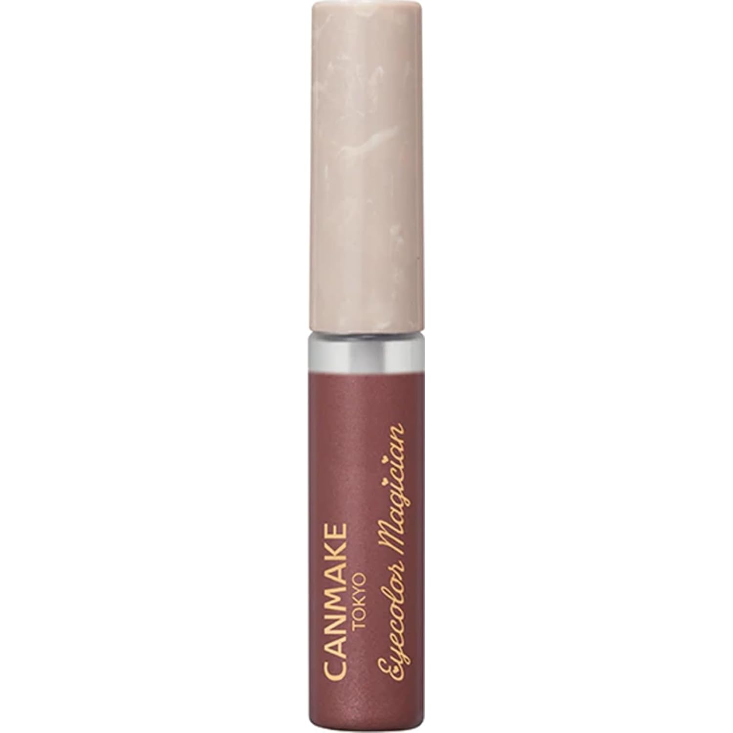 Canmake Eyecolor Magician 03 Midnight Long Phone Call 3.6ml Liquid Eyeshadow Bordeaux Glitter Pearl 1
