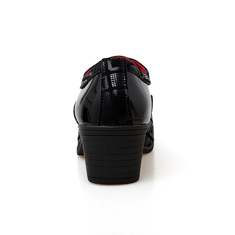 Pointed leather shoes men's height-increasing leather shoes youth trend British style small leather shoes men's fashion