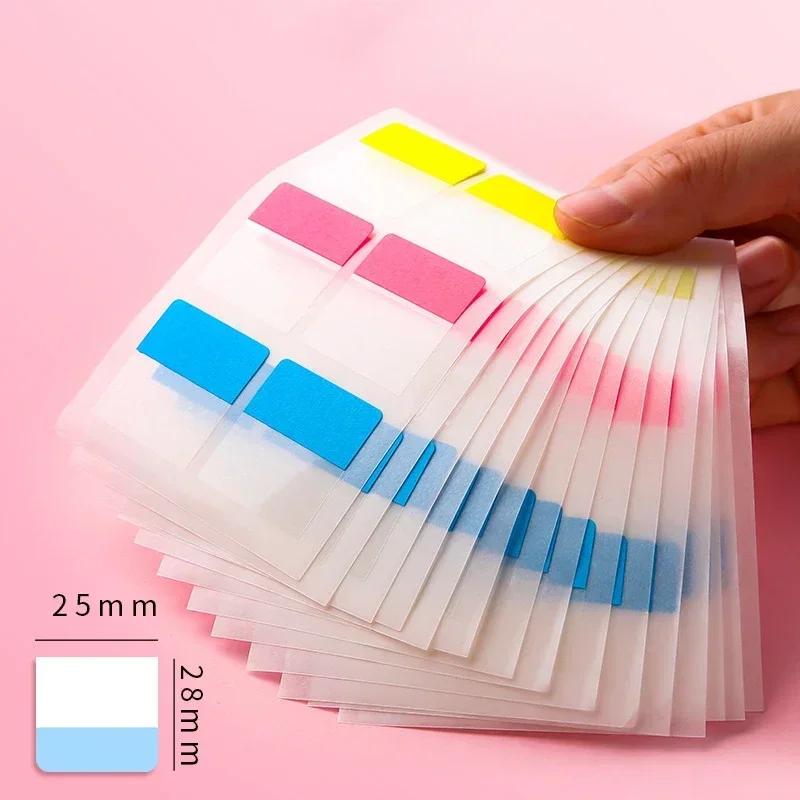 30/60/120pcs Index Stickers Writable Sticky Notes Classification Label Tags Marker Paper for Notebook Agenda Planner Index Flags