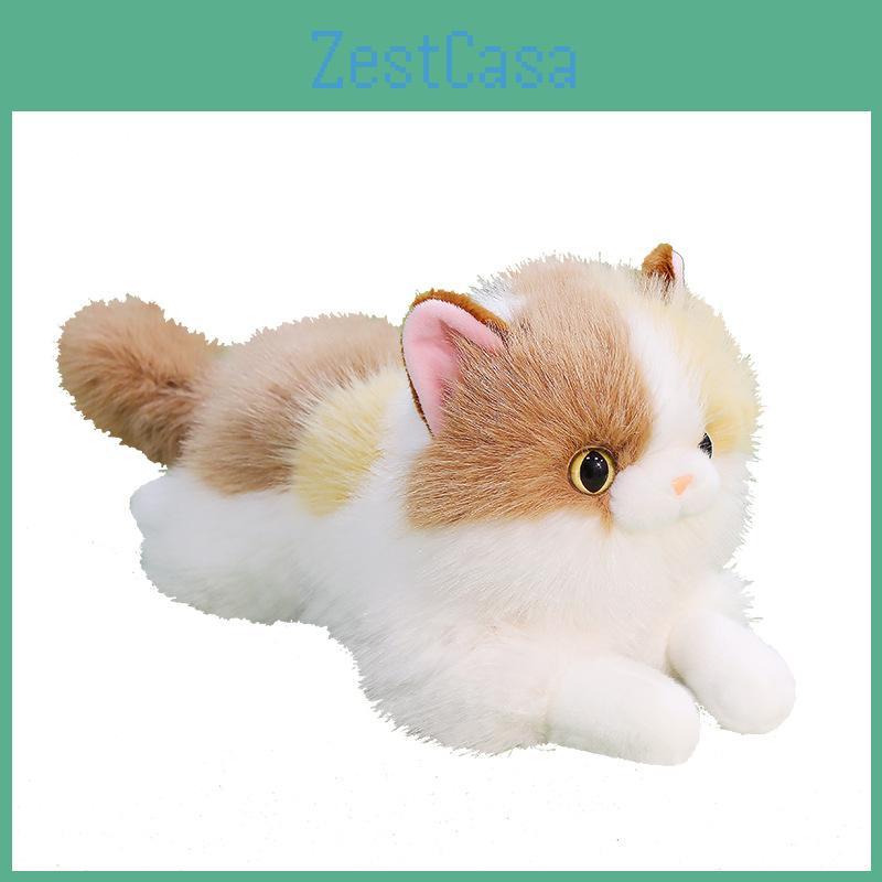 Plush Cat Adorable Toy Stuffed Doll With Sound For Kids Decorative Bedroom