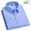 Men's Non-Iron Striped Shirt - Anti-Wrinkle, Short & Long Sleeve, Casual & Professional Wear