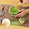 5Pcs Japenese Matcha Set Ceramic Matcha Teaset with Mixing Whisk Teaspoon Strainer Lattle Tea-making Tool for Cafe Beveage Shop