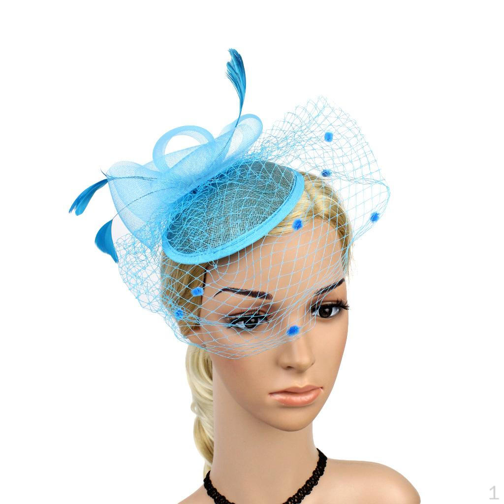 Fascinator Wedding Party Feather Fancy Hat with Clip