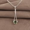 Green Amethyst Gemstone 925 Sterling Silver Handmade Jewelry Designer Pendant 1.79" For Gift PP-69-20