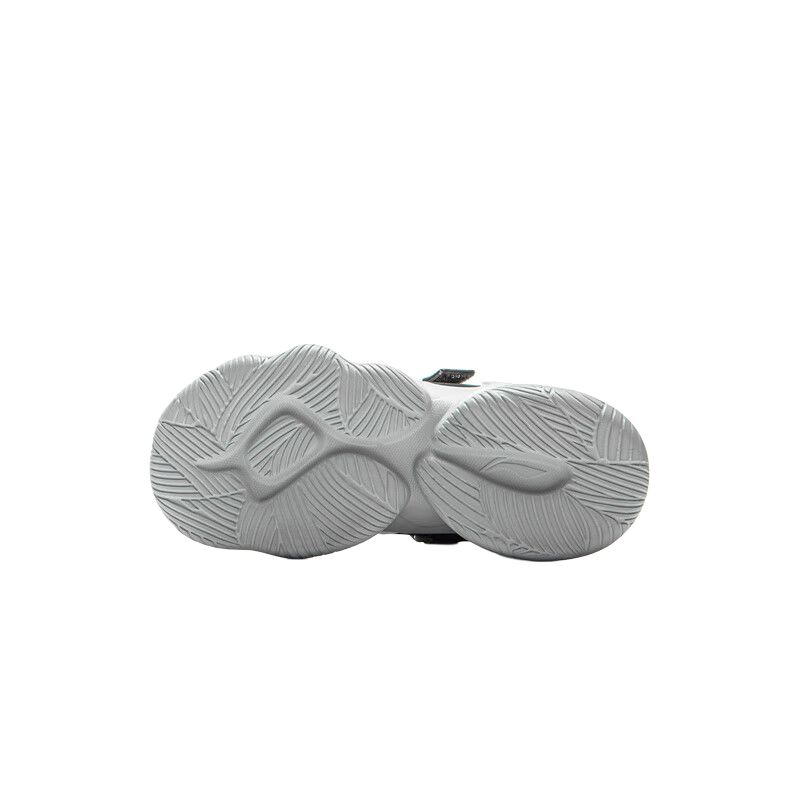 Li Ning YOUNG Sportlife Slip Resistant Abrasion Resistant Low top Children's Sandals Gray Children Aged 3 7 Years Old YKNV034-1