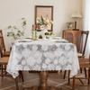 French Style Table Decoration And Accessories Gentle And Elegant Rectangular Tablecloth Kitchen Dining Coffee Table Cover