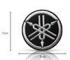 Generic Yamaha Tuning Fork Wheel Logo Iron-On Embroidered Applique Racing Patch for Yamaha 51