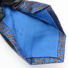 Used HERMES tie Toyota limited edition silk Blue Brown suit