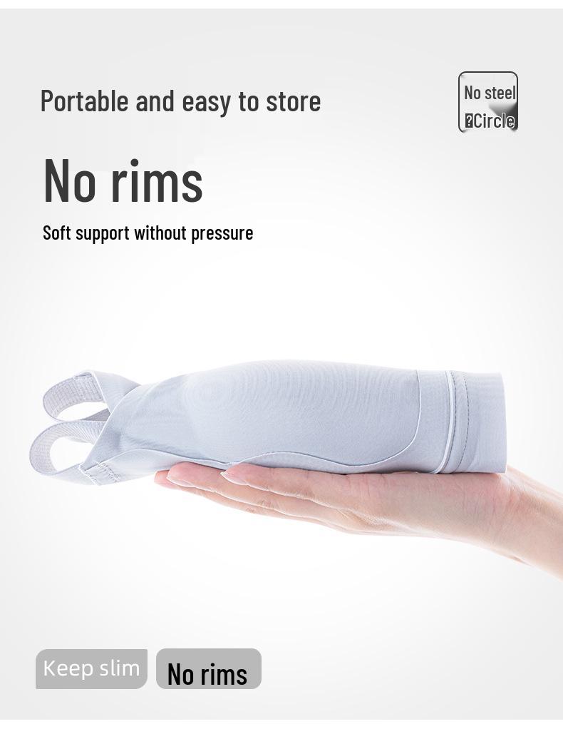 Rabbit Ear Seamless Wirefree Bra: Large Bust Minimizer, Soft Support, Adjustable, Anti-Sagging, Side Smoothing - Perfect for Summer.