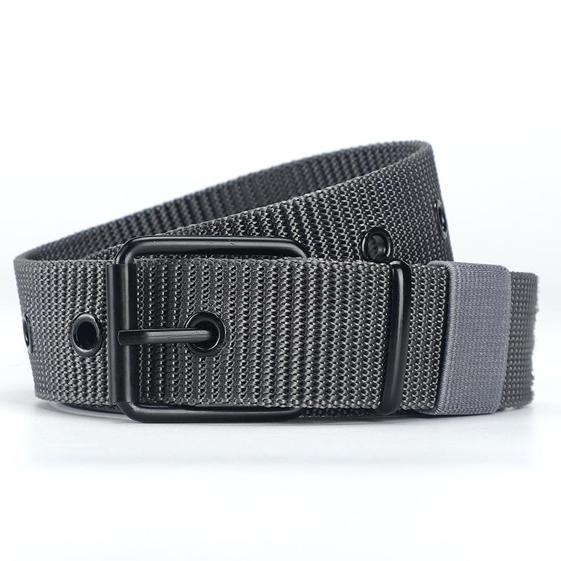 New Canvas Belt Men Tactical Belts Selling Men's Outdoor Sport Simple Practical Weave Nylon Canvas Cowboy Pants Women Belt