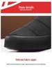 Huili Men's Winter Fleece-Lined Non-Slip Casual Shoes