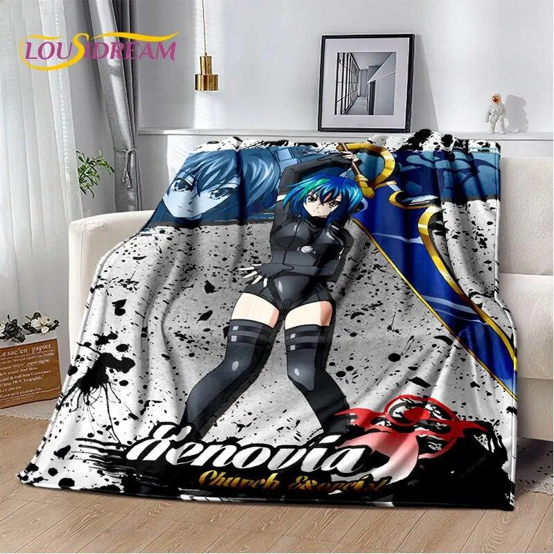 Anime High School D×D Sexy Girl Soft Plush Blanket,Flannel Blanket Throw Blanket for Living Room Bedroom Bed Sofa Picnic Cover