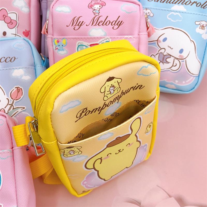 Little Twin Stars & Kuromi Cartoon Kids' Crossbody Bag - Japanese Collection