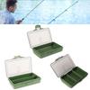 2PCS Multiple Grids Bait Storage Case PP Fishing Tackle Box Hook Bait Gadget  Flying Fishing